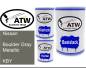 Preview: Nissan, Boulder Gray Metallic, KBY: 500ml Lackdose + 500ml Klarlack + 250ml Härter - Set, von ATW Autoteile West.
